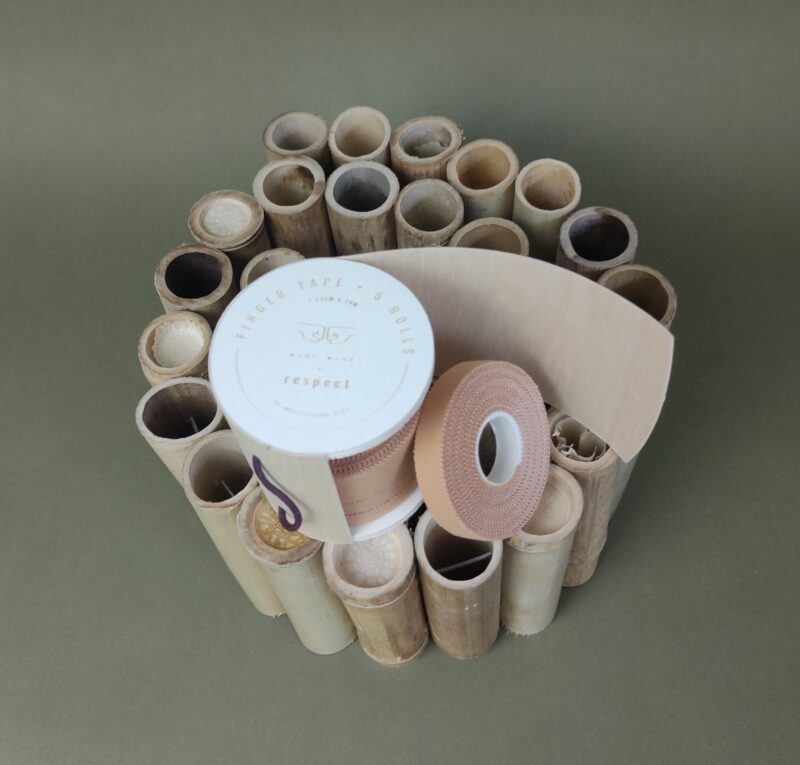Rigid finger tape - 5 rolls rayon