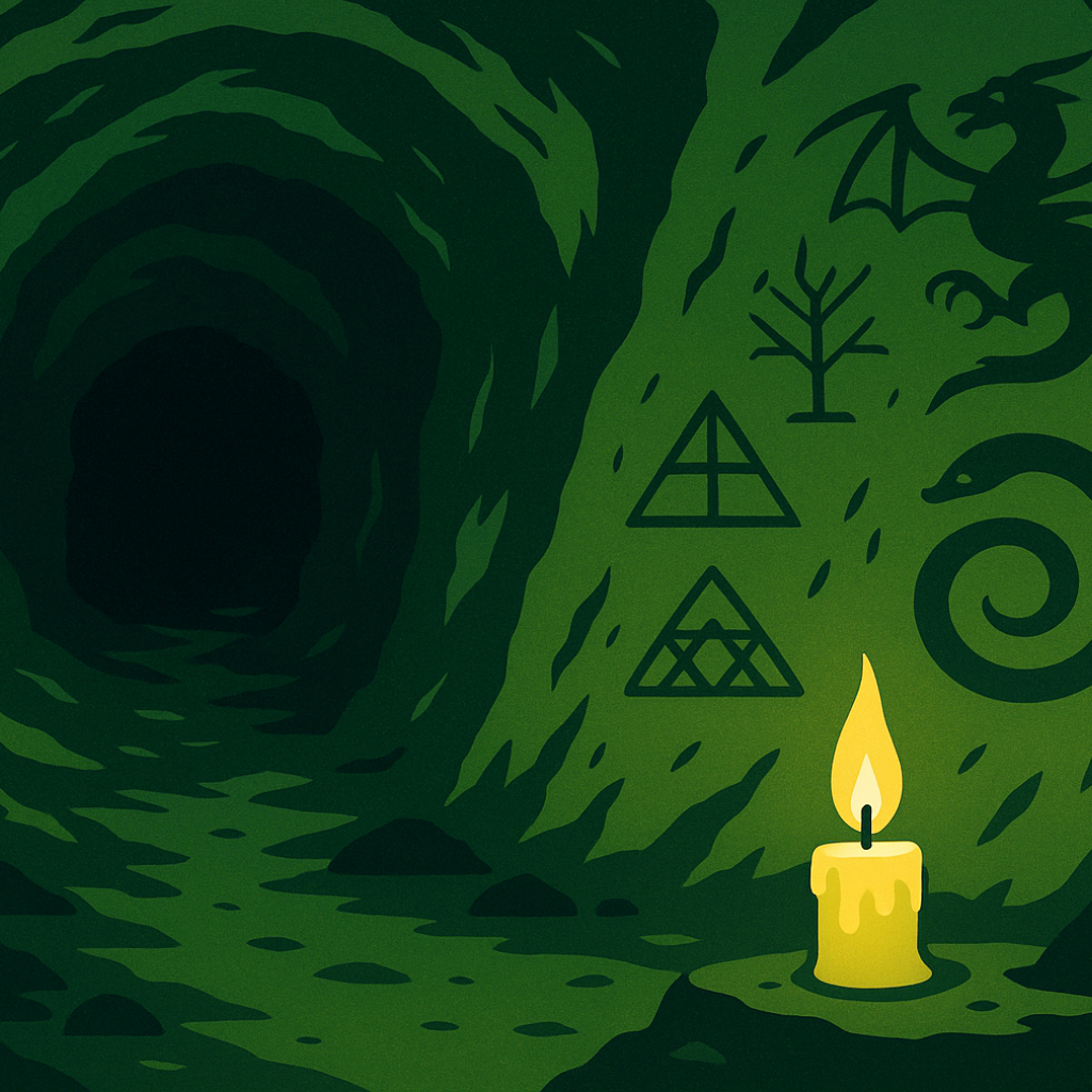 The symbolism of GrapplingArc Mossy Cave 1